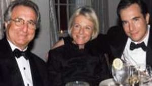 One suicide later: Madoff (left) in 2001, with wife Ruth and son Mark.