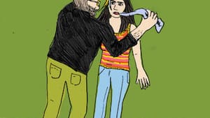 He took the words right out of your mouth. (Illustration for BSR by Hannah Kaplan.)