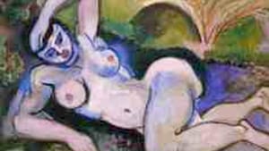 'Blue Nude': A shimmer of modern energy.