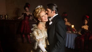 The merry widow and her reluctant lover: Fleming and Gunn (Brigitte Lacombe/Metropolitan Opera)