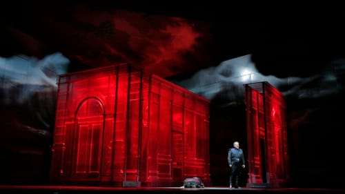 A set like the lobby of a high-rise: Željko Lučić as Iago. (Photo by Ken Howard/ Metropolitan Opera)
