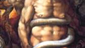 Detail from 'The Last Judgment': Michelangelo managed just fine without air conditioning.