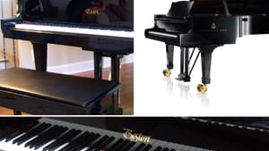 When you hear "piano trio," do you think of three pianos? Let us set you straight. (Images via Wikimedia Commons.)