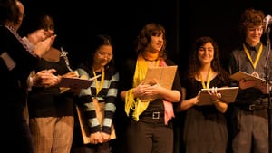 The 2009 Poetry Out Loud finals in Minnesota. (Photo by Nic McPhee, Creative Commons/Flickr)