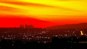 “Los Angeles Sunset” by Ron Reiring. (Via Creative Commons/Flickr)