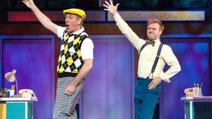 Mark Jacoby (left) is a strong foil for Jeremy Morse in 'How to Succeed in Business Without Really Trying.' (Photo by Mark Garvin)