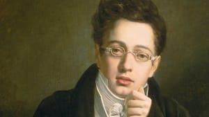 An eternally young Franz Shubert. Could he trade the cravat for skinny jeans and plaid?